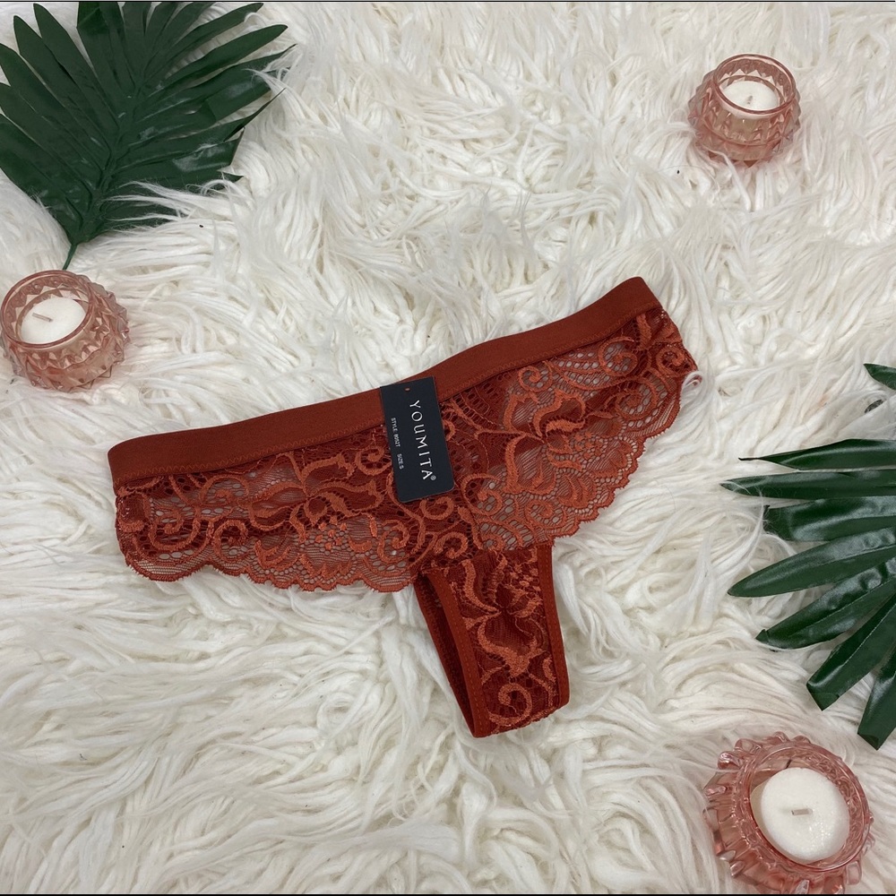 🌿Sexy Rust Lingerie Panties